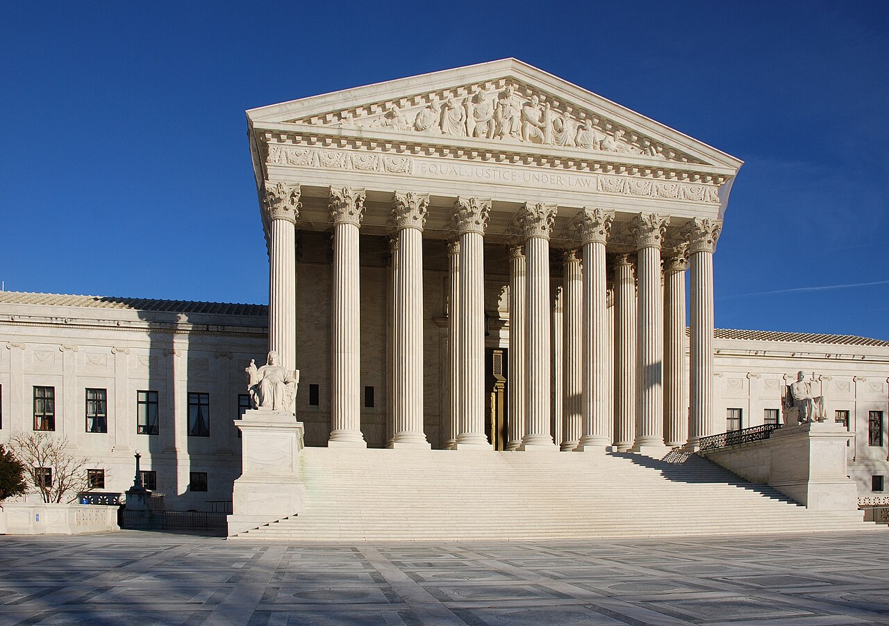 United States Supreme Court building in Washington D.C. , USA. Front facade.