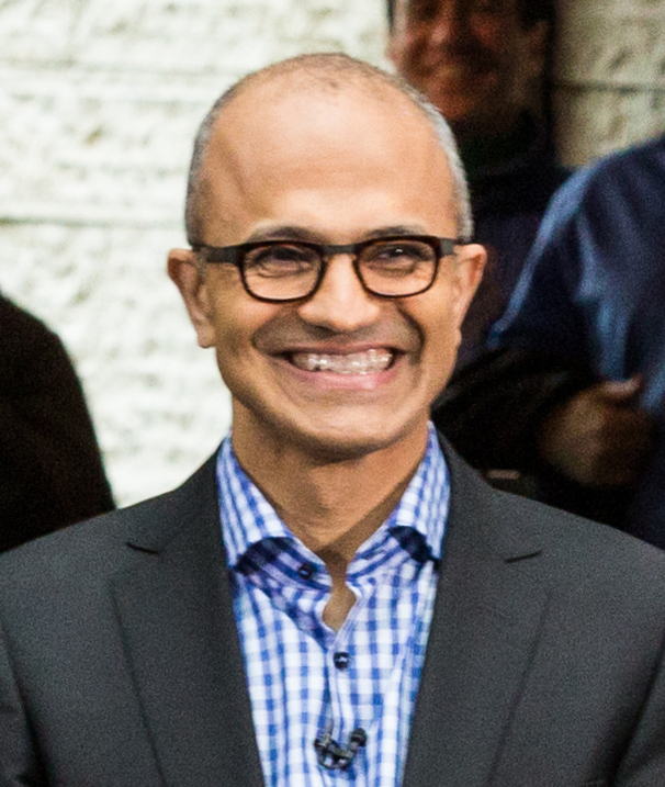 Microsoft CEO Satya Nadella, photographed on Nadella’s first day as CEO.