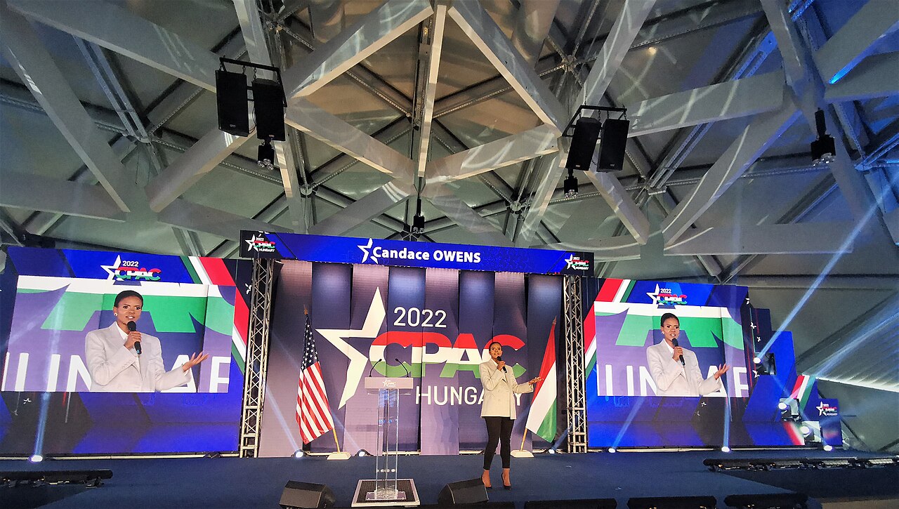 Candace OWENS speaking at CPAC Hungary 2022. Taken on the 20th of May, 2022. Bálna, Budapest, Central Europe.
