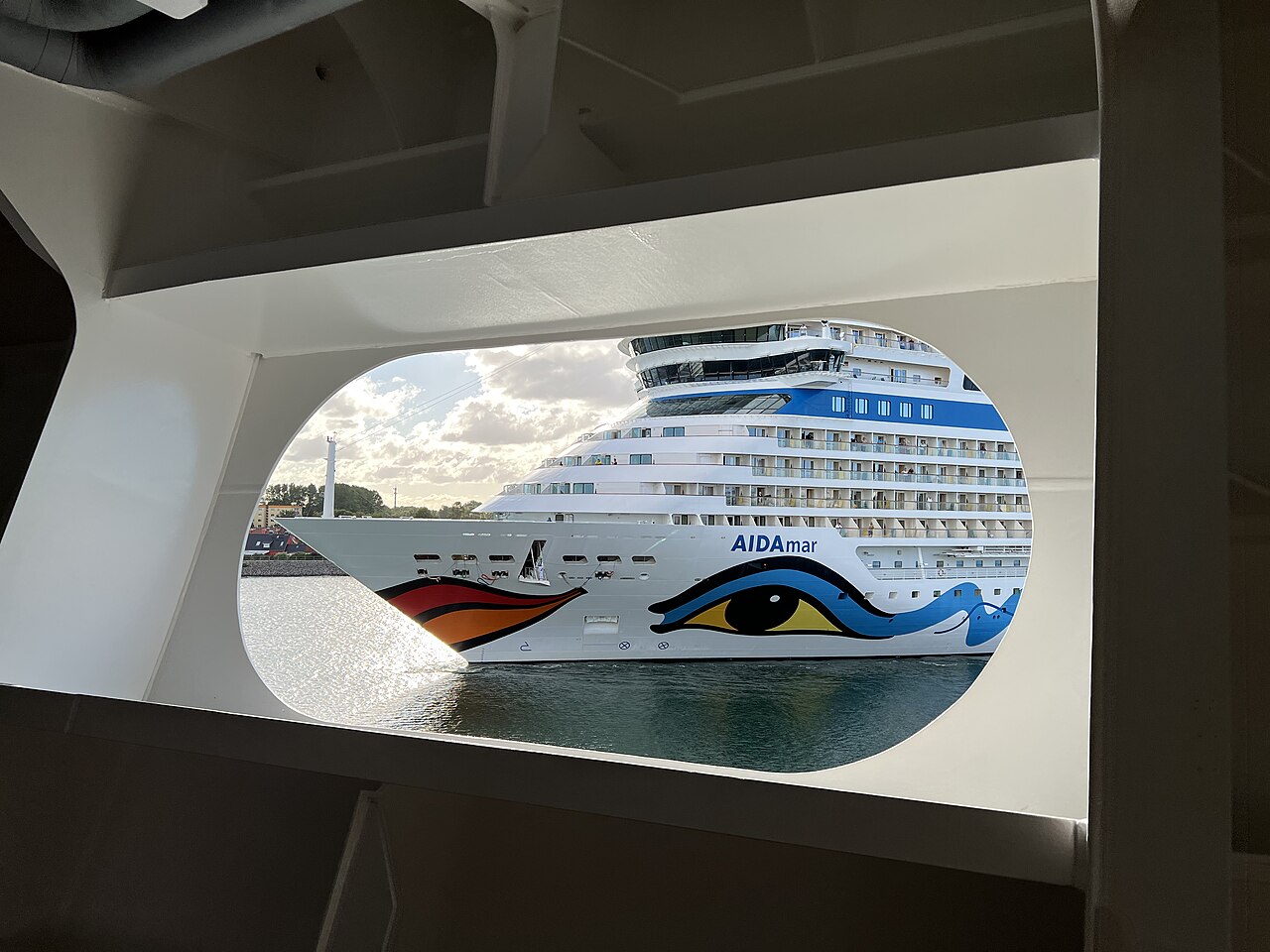 Aida Cruise Ship Warnemunde Germany
