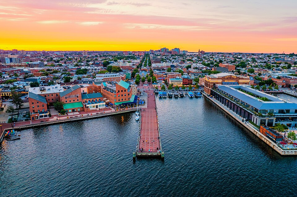 Baltimore city view