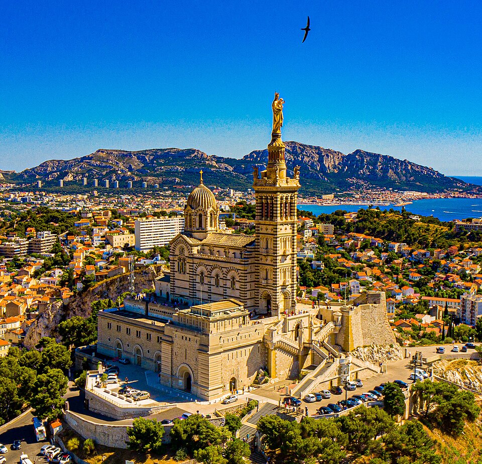 Marseille city view