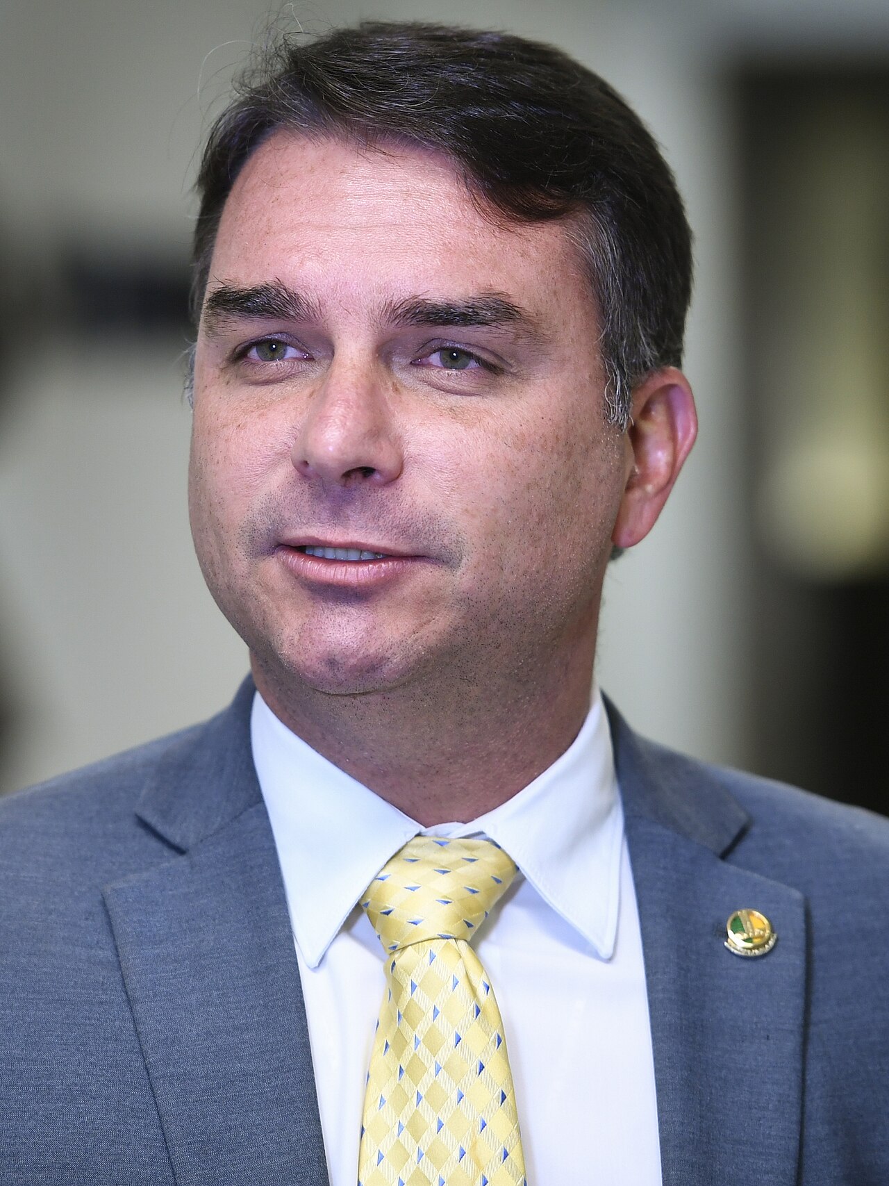 Senador Flávio Bolsonaro (PL-RJ) concede entrevista. Foto: Edilson Rodrigues/Agência Senado