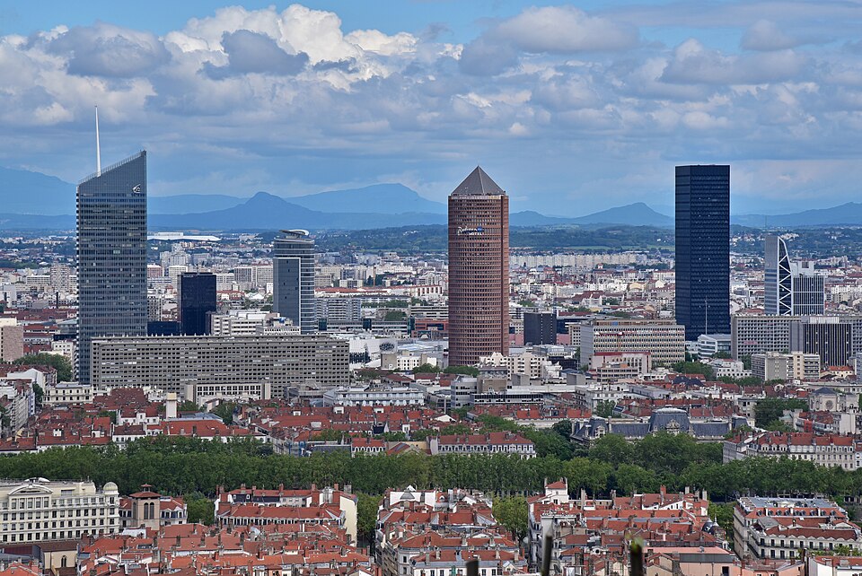 Lyon city view