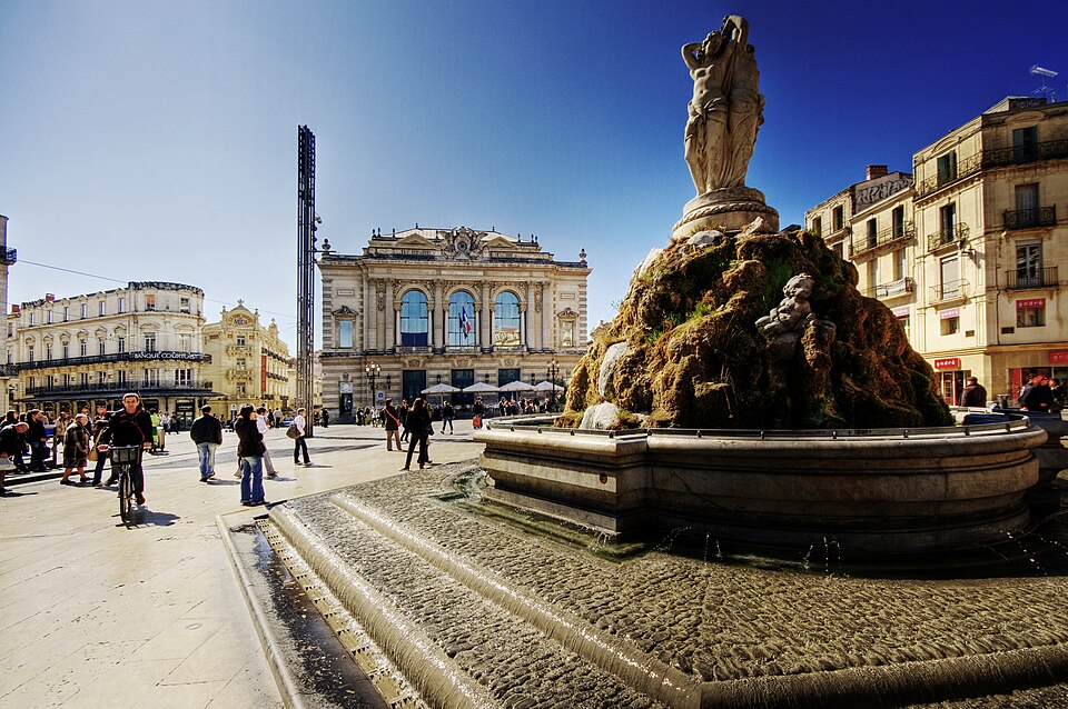 Montpellier city view
