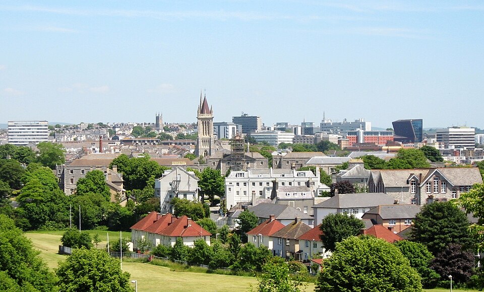 Plymouth city view