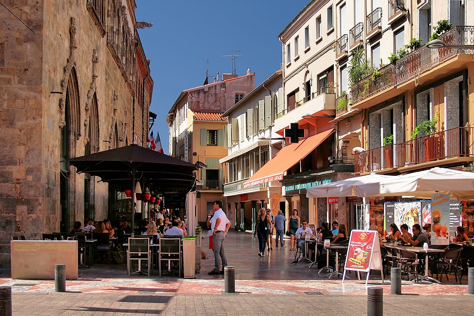 Perpignan city view