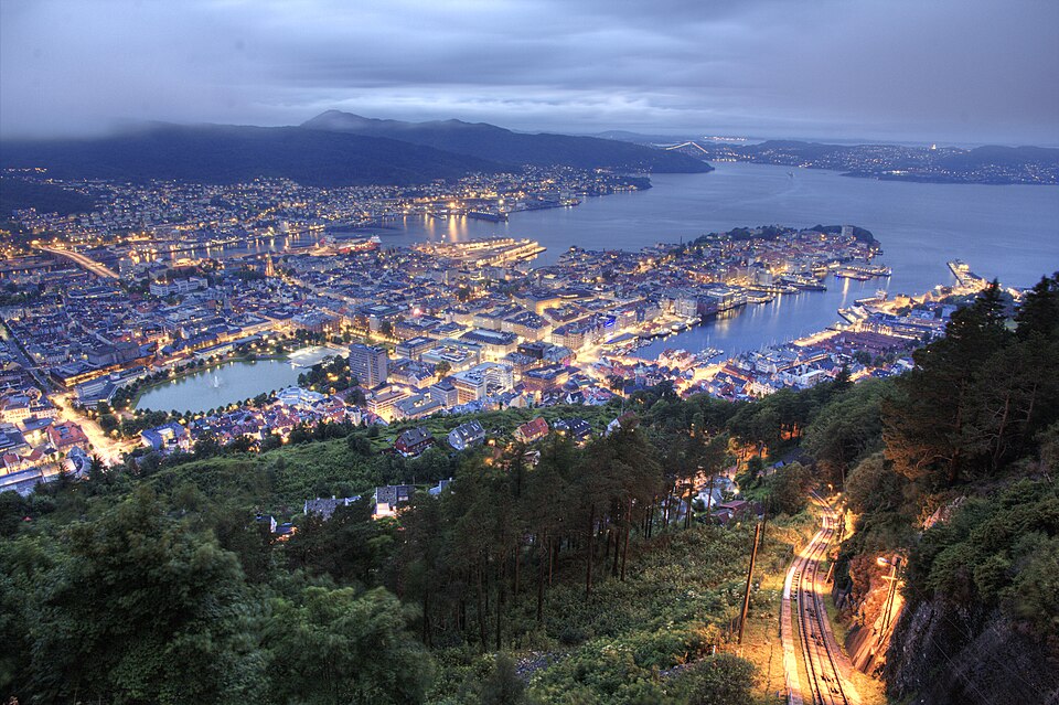 Bergen city view