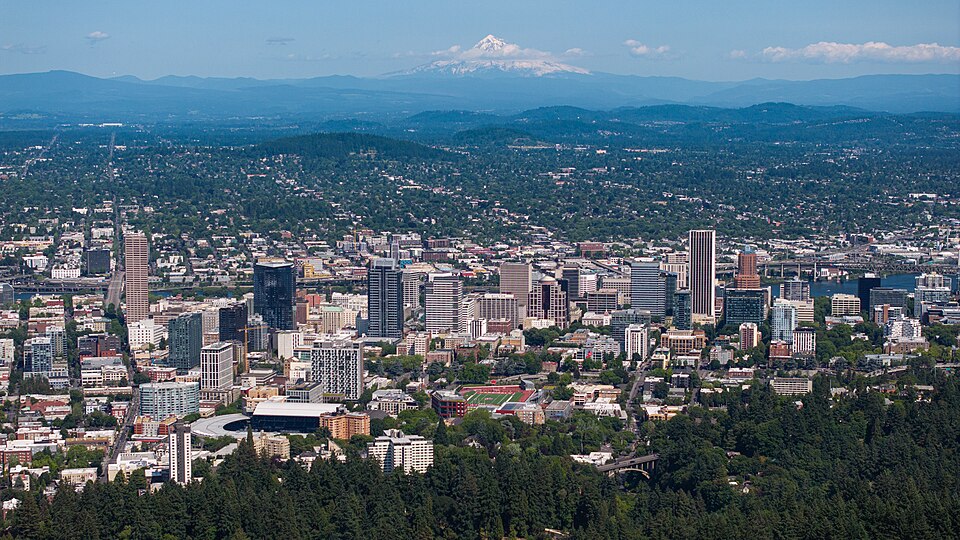 Portland city view
