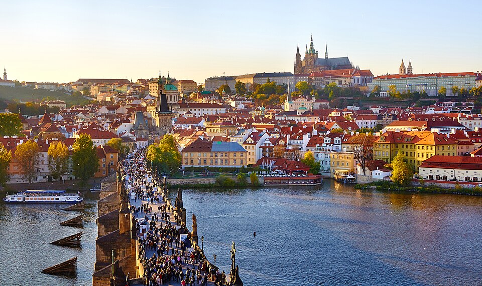 Prague city view