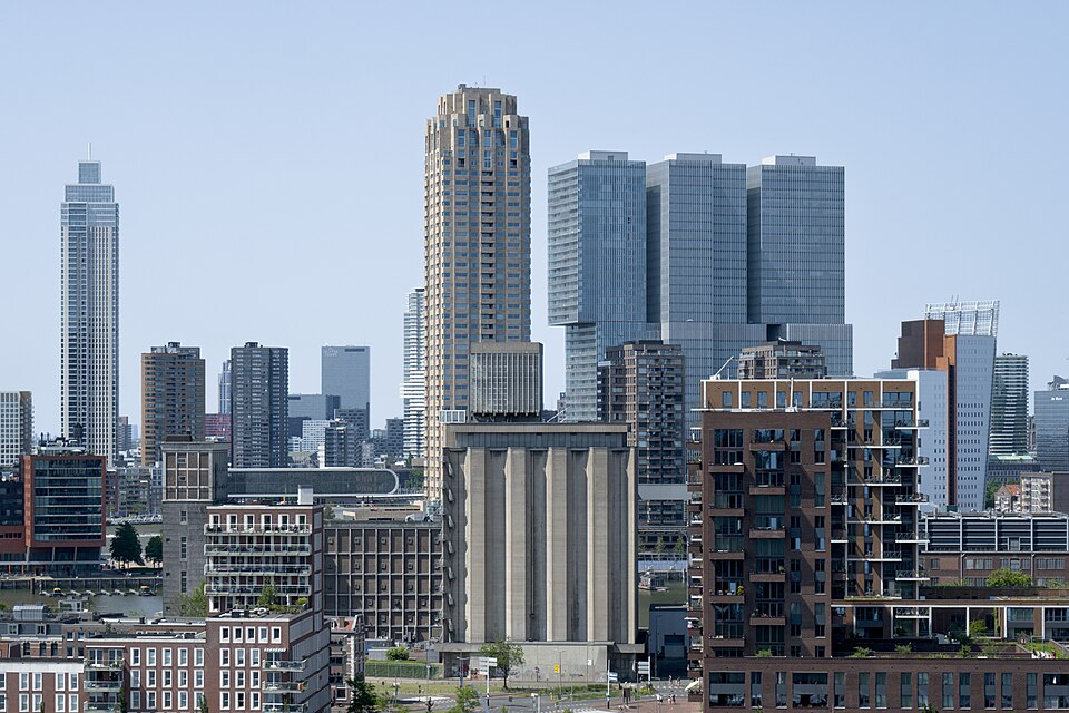 Rotterdam city view