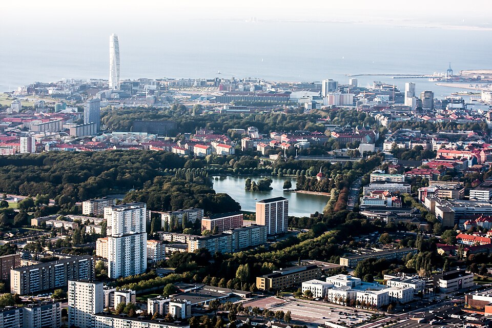 Malmö city view