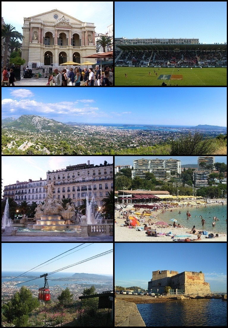 Toulon city view