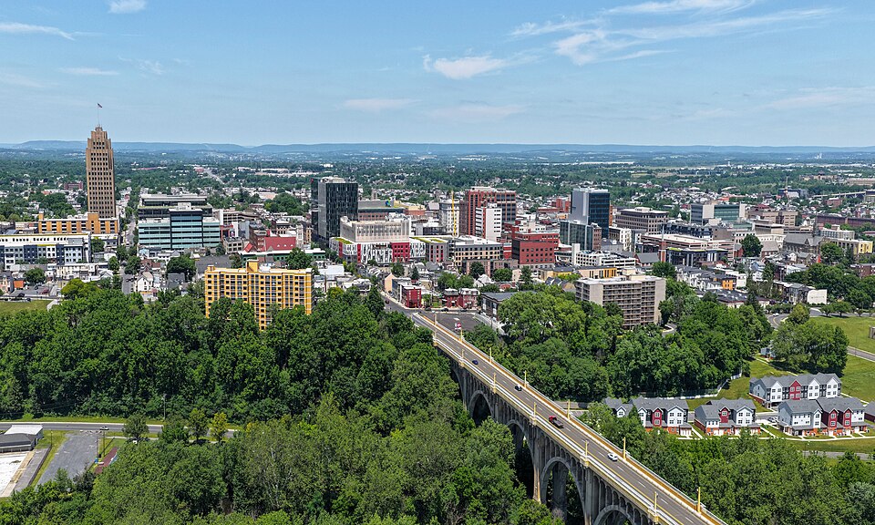 Allentown city view
