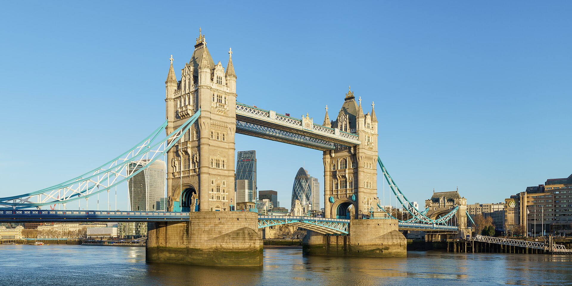 Tower Bridge from Shad Thames, London