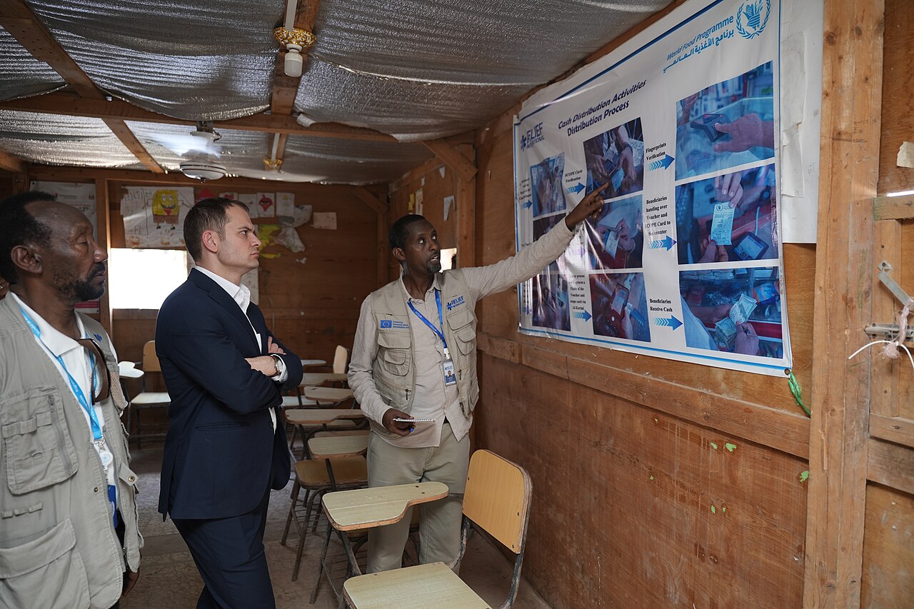 18 November 2025, Aden, Yemen. UK Minister for the Middle East, Hamish Falconer MP, visits Yemen. During the one-day visit Minister Falconer met with UK-backed aid organisations working to address the dire humanitarian situation in Yemen. W
