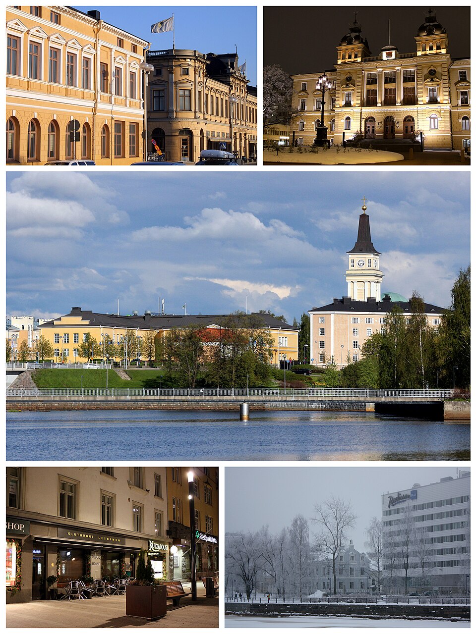 Oulu city view