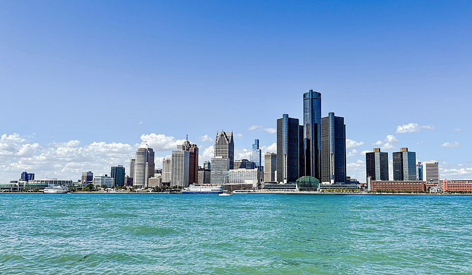 Detroit city view