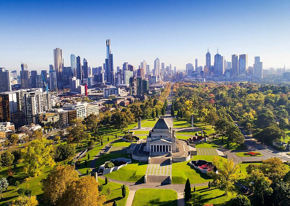 Melbourne city view