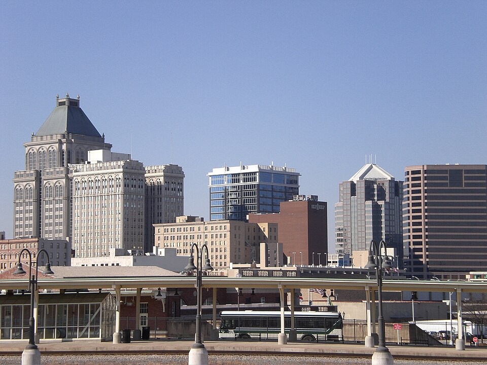 Greensboro city view