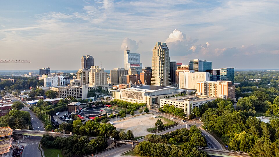 Raleigh city view