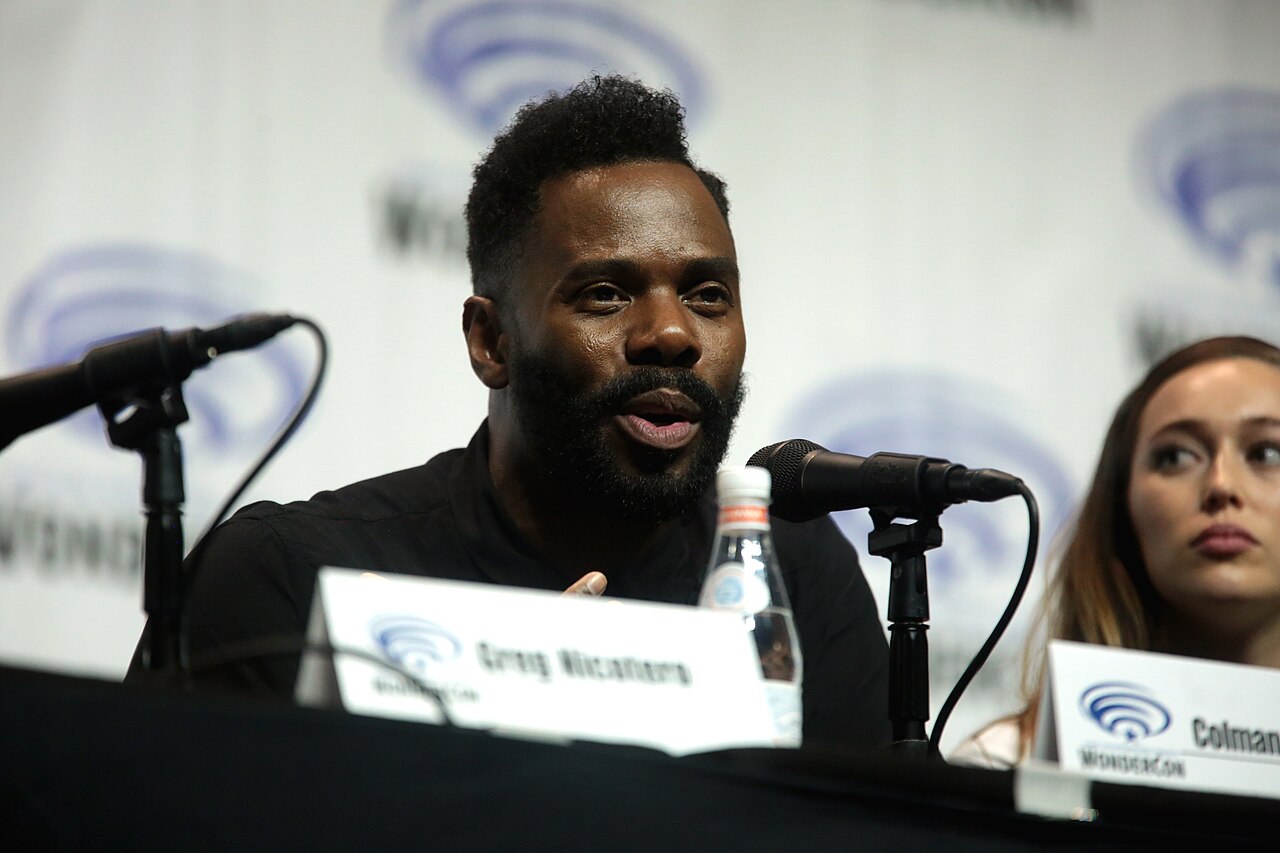 Colman Domingo speaking at the 2018 WonderCon, for "Fear the Walking Dead", at the Anaheim Convention Center in Anaheim, California. Please attribute to Gage Skidmore if used elsewhere.
