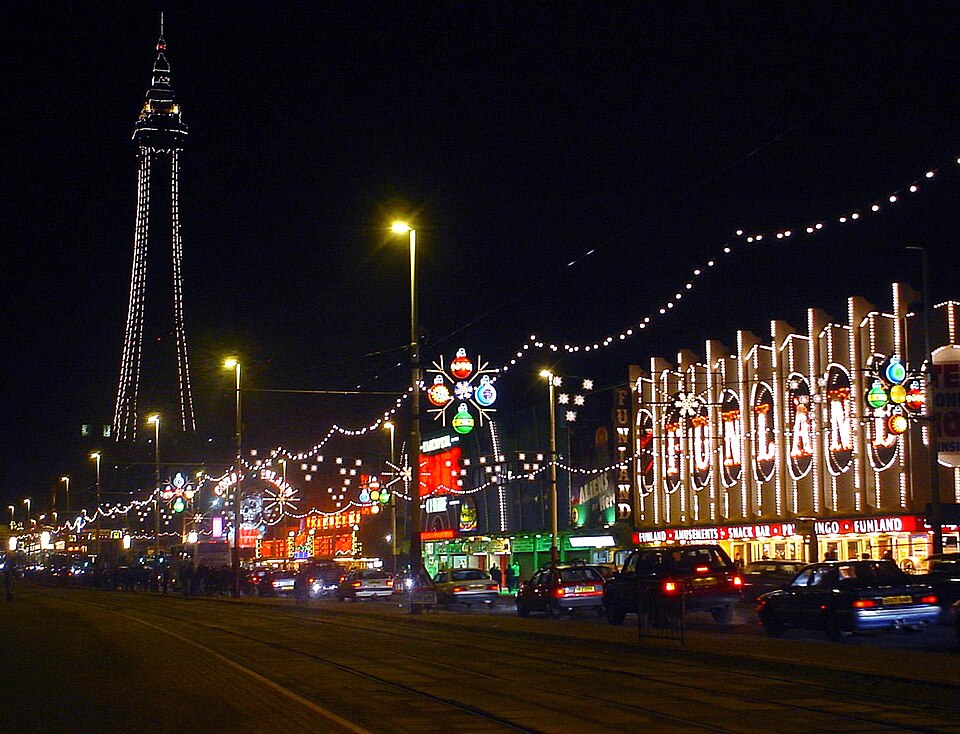 Blackpool city view