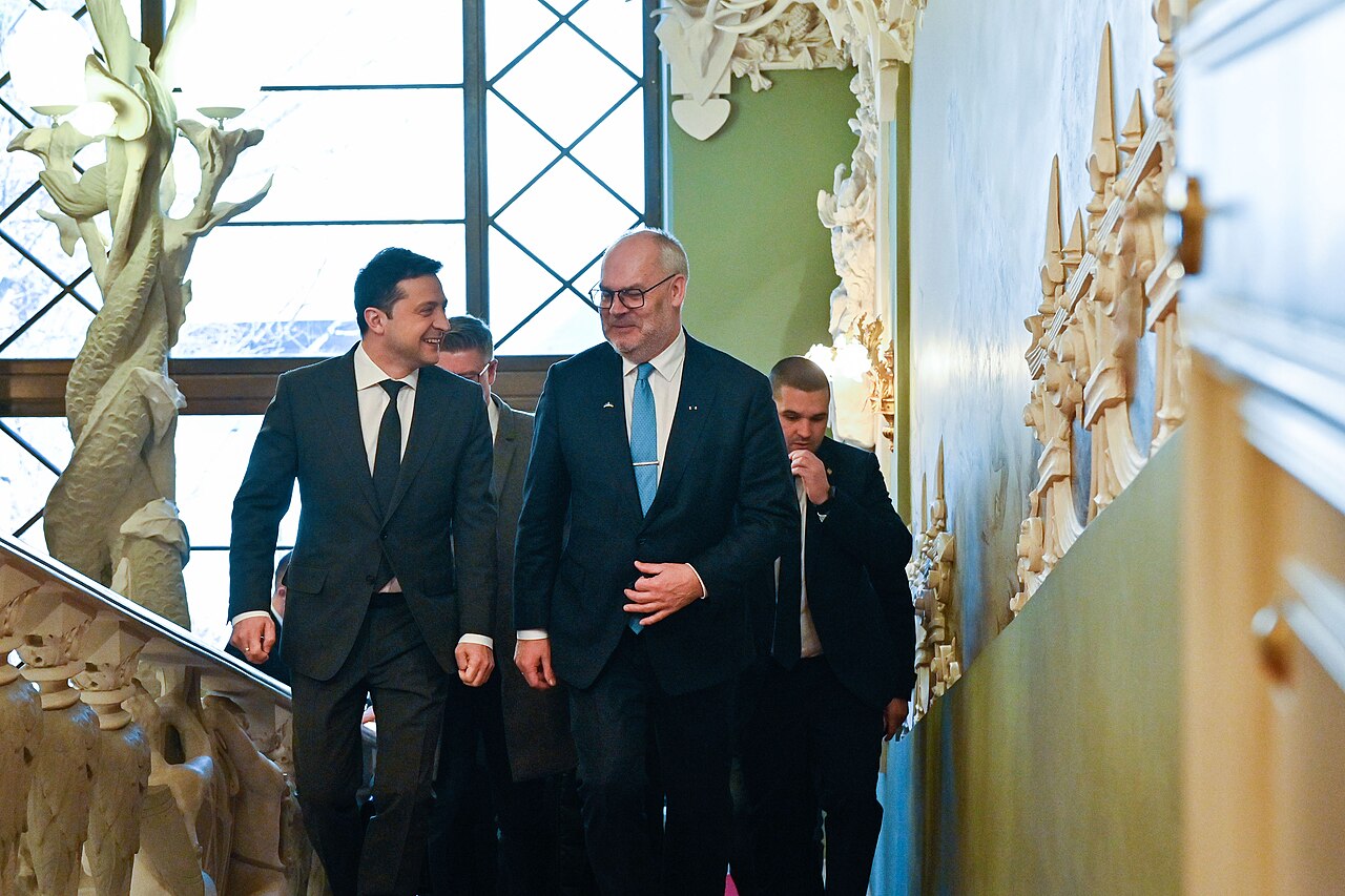 President Volodymyr Zelenskyy met with President of Estonia Alar Karis in Kyiv