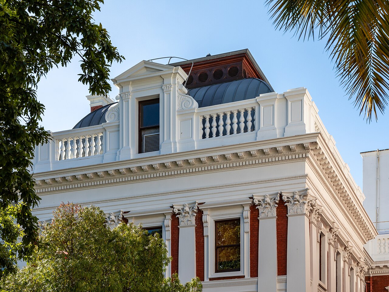 Detailed view of the Parliament of South Africa , Cape Town , Western Cape , South Africa
