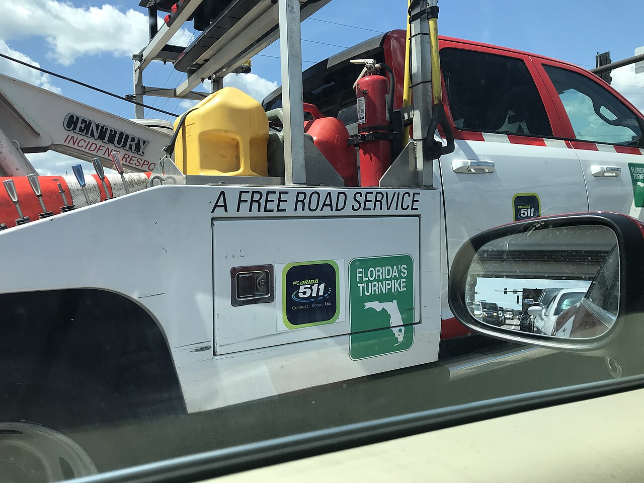 Truck to address highway incidents, free road service on the Florida Turnpike