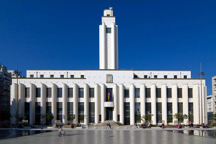 Villeurbanne city view