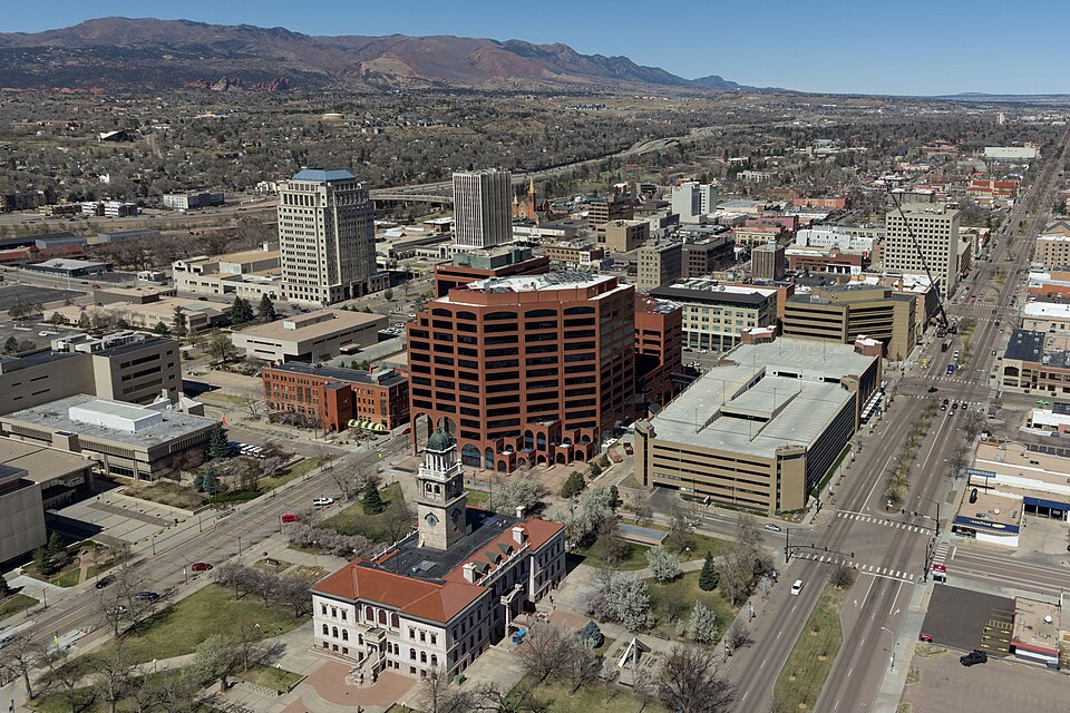 Colorado Springs city view