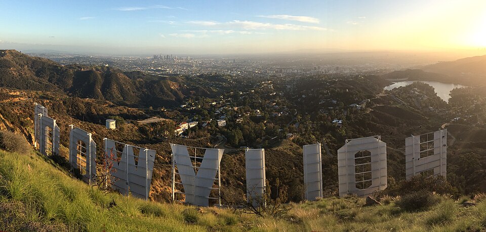 Hollywood city view