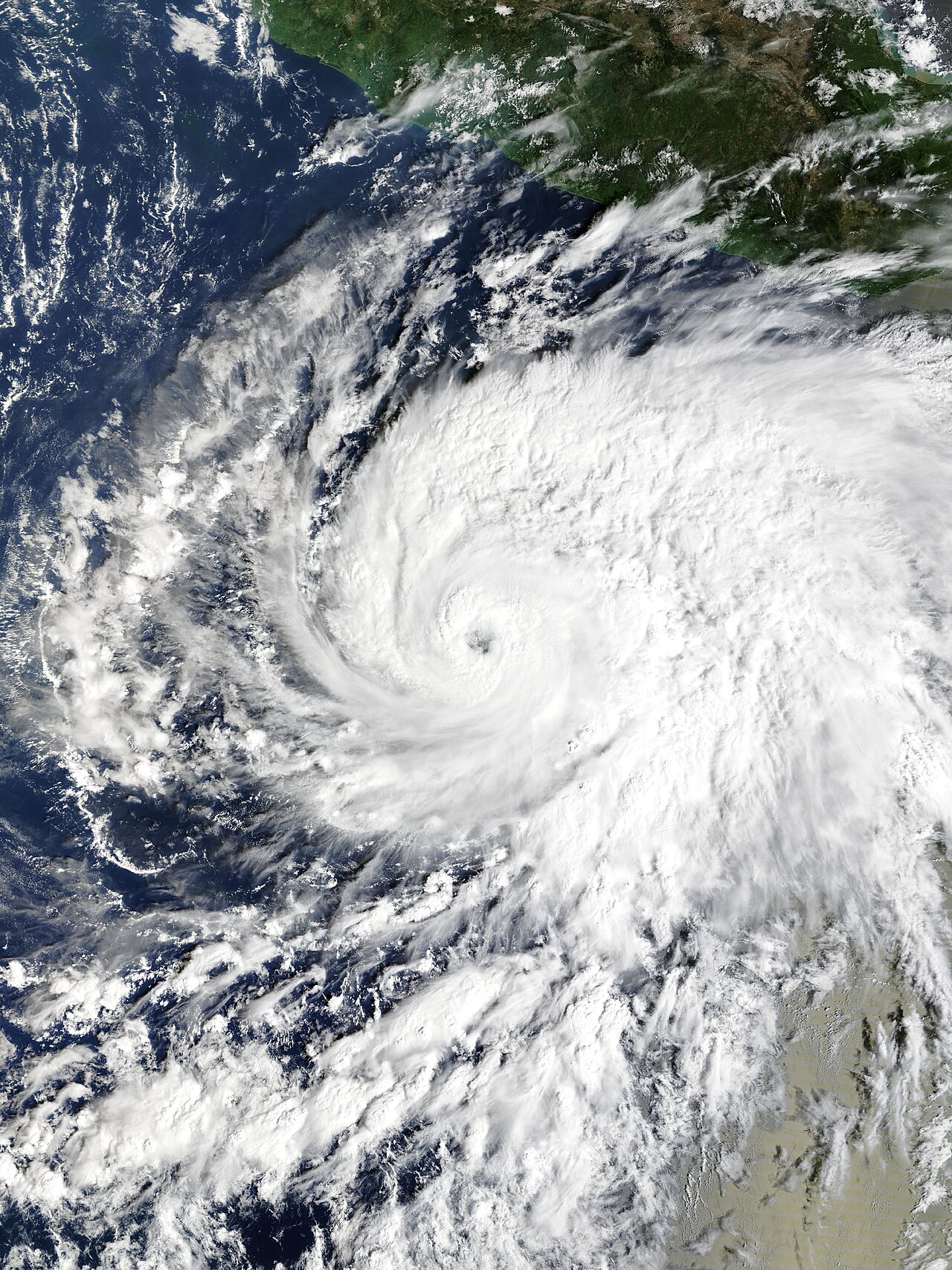 Hurricane Vance on the morning of October 23, 2026