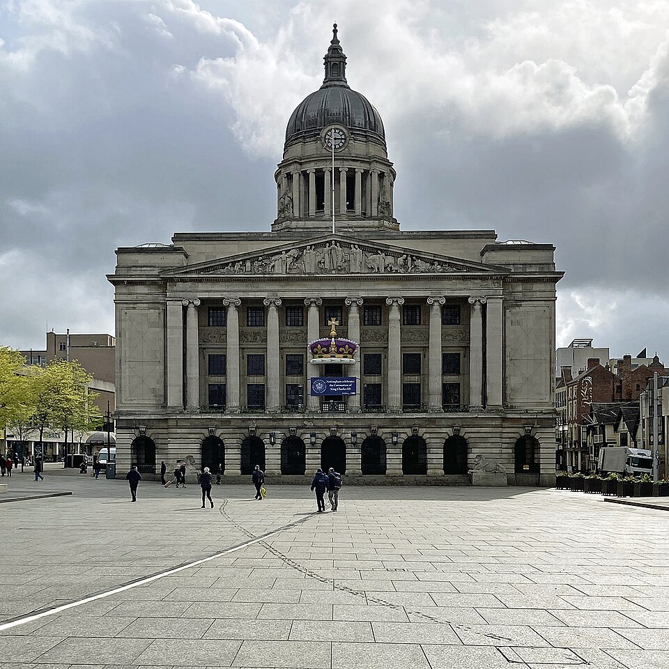 Nottingham city view